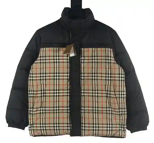 Burberry BBR 23FW chaqueta de plumas reversible a cuadros