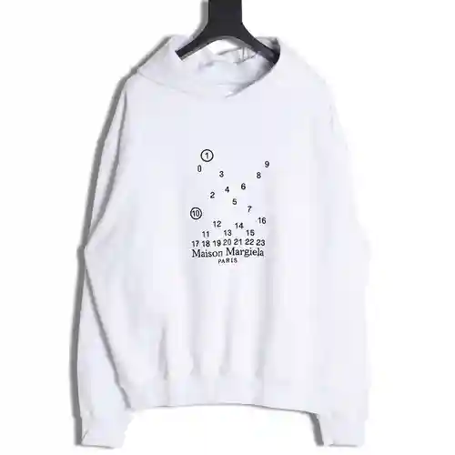 Sudadera con capucha digital MM Margiela