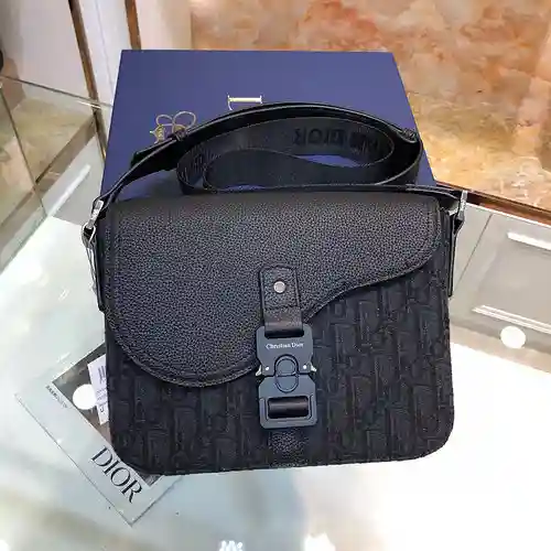 Alforja DI para hombre, fabricada en cuero original superior importado, versión réplica de alta gama