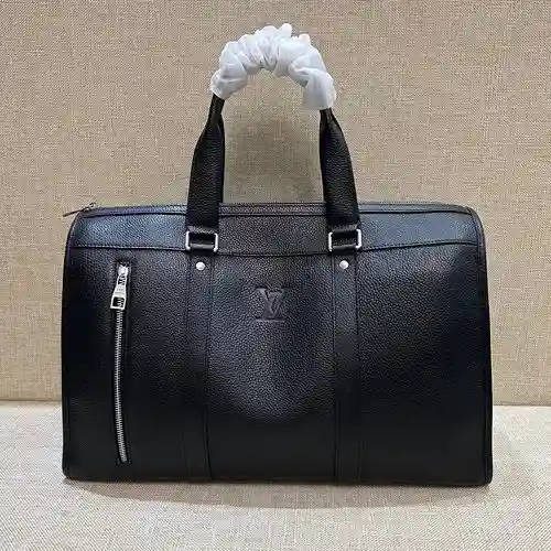 Bolso de mano especial para hombre LL, fabricado en cuero original importado de primera calidad, ver