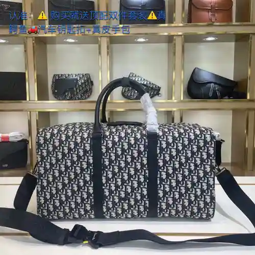 Bolso de viaje especial DI para hombre, fabricado en cuero original importado de primera calidad, ve
