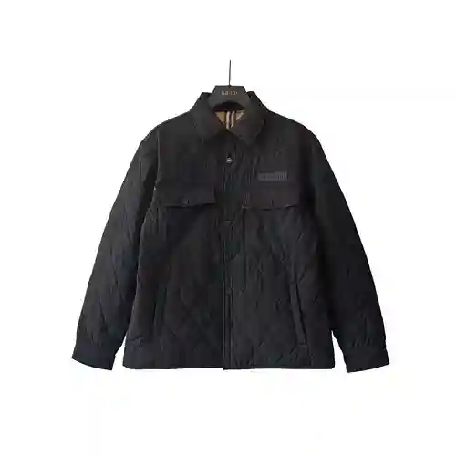 BBR/ Burberry 2023ss nueva chaqueta clásica a cuadros de diamantes chaqueta de algodón