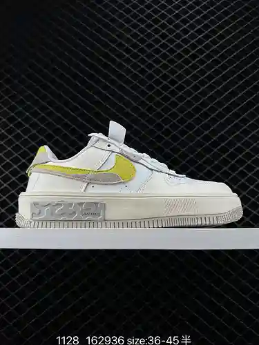 8 Nike Air Force Air Force One de nivel empresarial, zapatillas casuales de caña baja en blanco y az