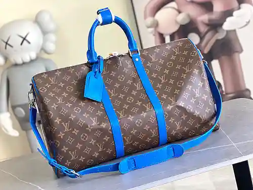 Bolsa de viaje LL, fabricada en cuero original importado de primera calidad, versión réplica de alta