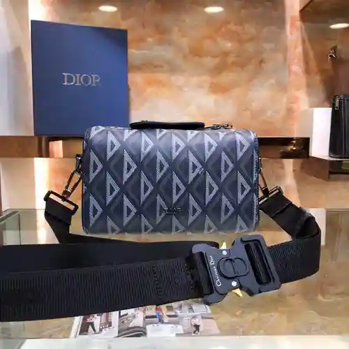 Bolso bandolera DI para hombre, fabricado en cuero original superior importado, versión réplica de a