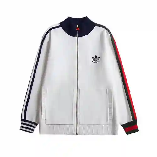 Chaqueta de lana de punto deportiva nueva serie conjunta Gucci/Clover