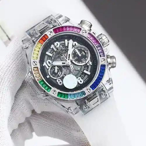 Reloj Hublot reloj para hombre con movimiento mecánico original totalmente automático caja superior 