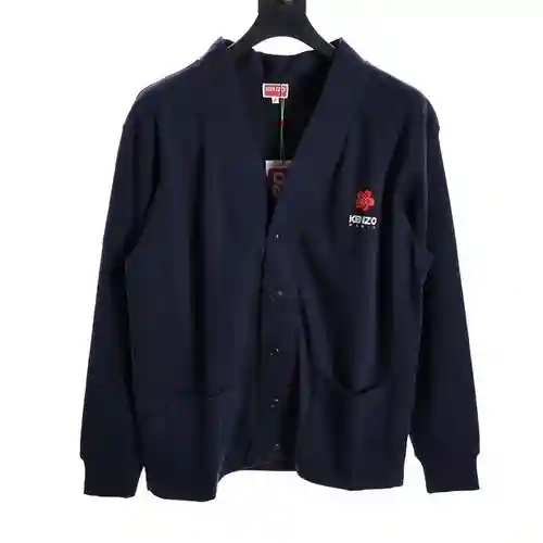 KZ 23 nueva serie BOKE cárdigan sudadera con estampado de flores de begonia en la espalda