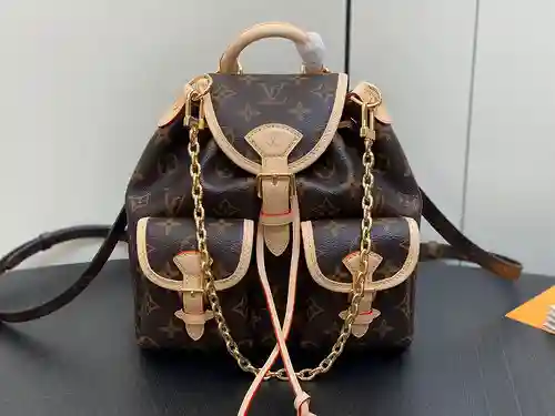 Mochila LL Fabricada en cuero original superior importado Versión réplica de alta gama Entrega en bo