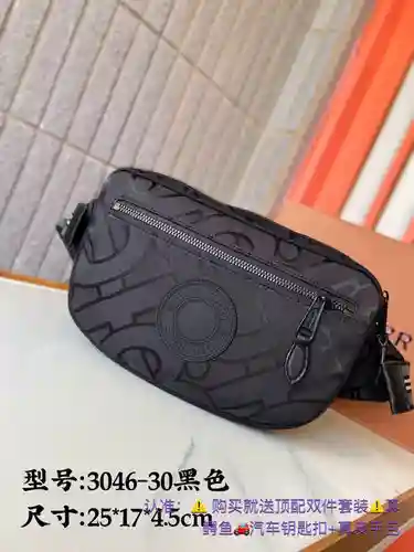 Riñonera para hombre BA@宝利, fabricada en piel de vacuno original importada, alta calidad, factura de
