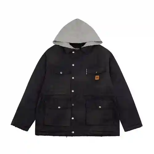 BLCG/Balenciaga chaqueta de trabajo de longitud media de algodón