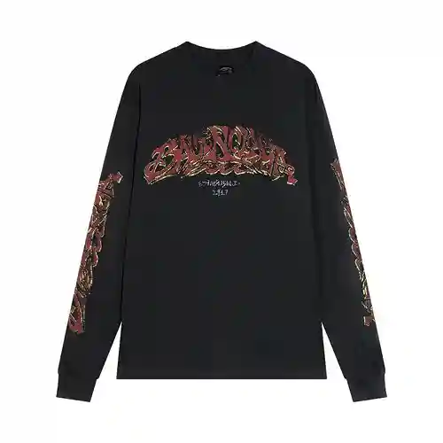 BLCG/Paris 2024PRMAVERA venta limitada serie offshore camiseta de manga larga con estampado de llama