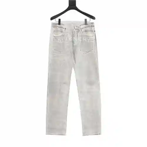 Vaqueros reflectantes desgastados y lavados GVC 23FW