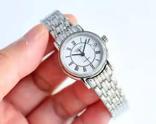 Reloj Lang@Qin Reloj para mujer con movimiento mecánico original totalmente automático Caja y correa