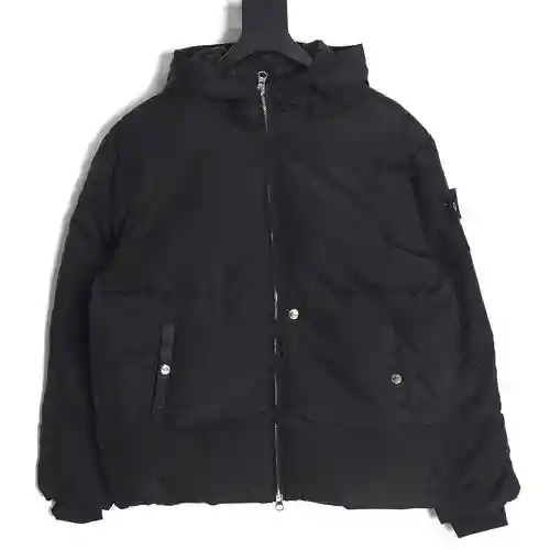Chaqueta de plumas negra Phantom Shadow Series de ST Stone Island