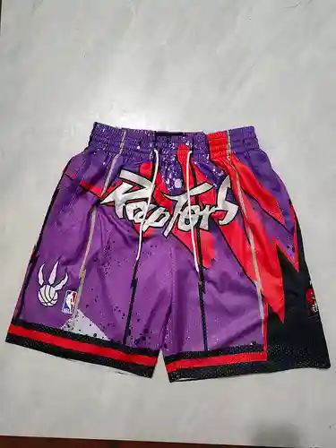 Pantalones morados con bolsillo amplio de los Raptors