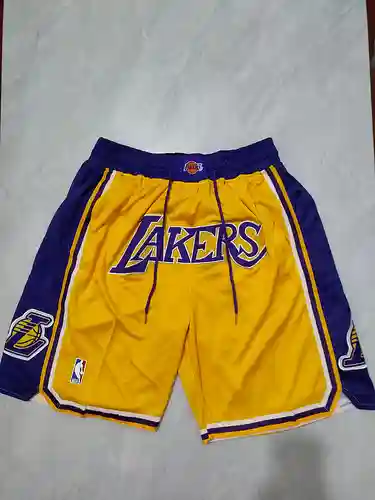 Pantalones amarillos con bolsillo regular Lakers