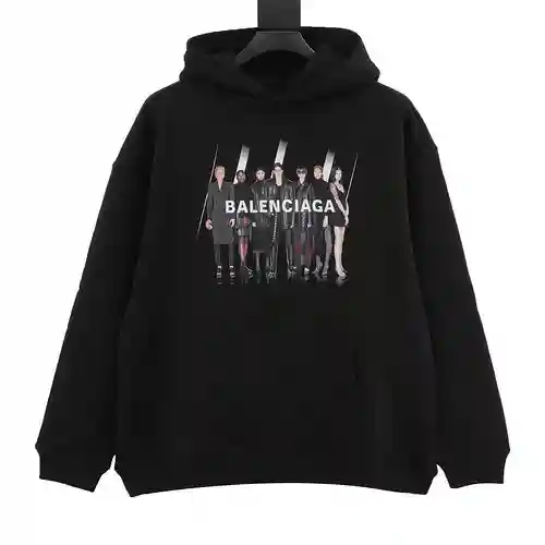 Sudadera con capucha de manga larga con estampado de personaje All-Star de Blcg