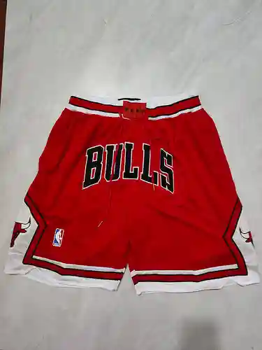Pantalones cortos con bolsillo regular rojo Bull