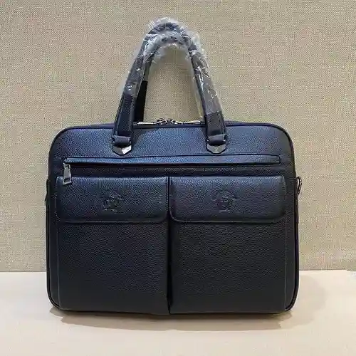 Maletín Fan@Sizhe para hombre, fabricado en cuero original importado de primera calidad, versión rép