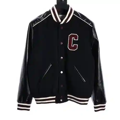 Chaqueta de béisbol de pelo CE 23FW