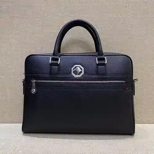 Maletín Shi@Tiffin para hombre. Fabricado en cuero original importado de primera calidad. Versión ré