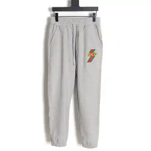 G*cci Gucci 23FW pantalones con estampado de rayos