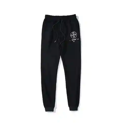 O*FF-W*HITE pantalones deportivos con estampado de grafiti