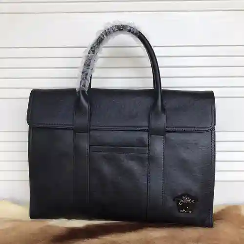 Maletín Ah@mani para hombre, fabricado en cuero original importado de primera calidad, versión répli