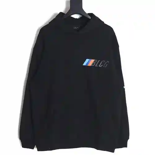 Sudadera con capucha estampada con marca compartida BLCG Balenciaga 23Fw BMW