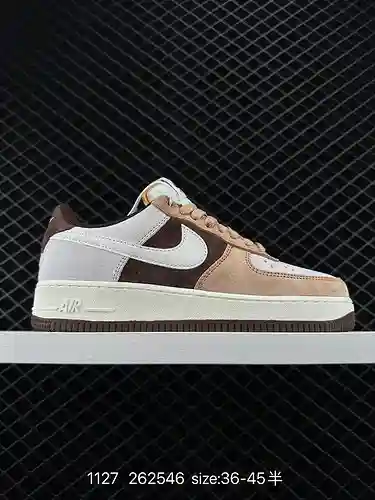 23 Nuevos productos de otoño e invierno a nivel corporativo Nike Air Force Low '7 gamuza color grano