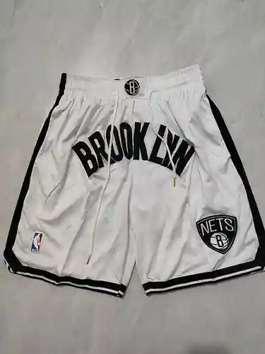 Pantalón blanco Nets con bolsillo regular