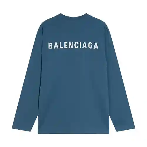 Camiseta de manga larga con bordado de letras clásicas BLCG/Paris