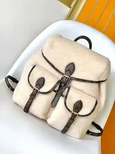 Mochila LL, fabricada en cuero original superior importado, versión réplica de alta gama, factura de