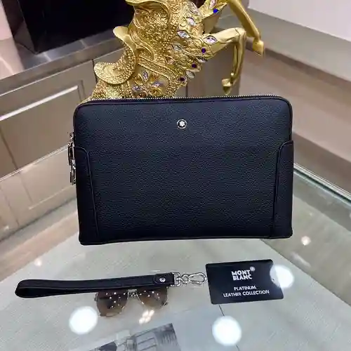 Bolso de mano para hombre Wan@Baolong, fabricado en piel de vacuno original importada, alta calidad,