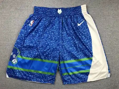 Pantalón corto azul Bucks 24 season city edition