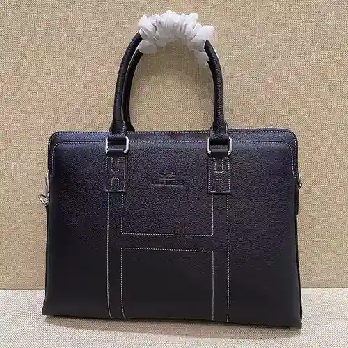 Maletín Her@mès para hombre, fabricado en cuero original importado de primera calidad, versión répli