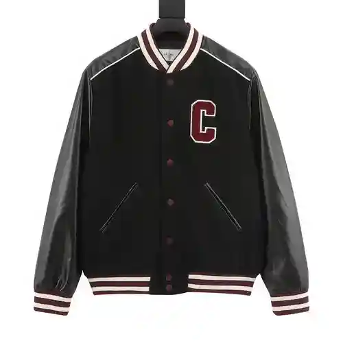 Chaqueta de béisbol de pelo CE 23FW