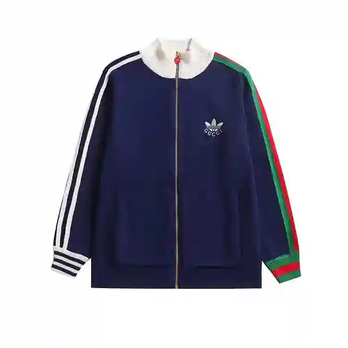 Chaqueta de lana de punto deportiva nueva serie conjunta Gucci/Clover