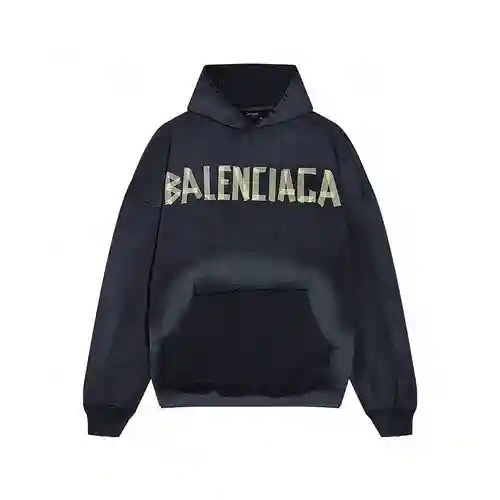 BLCG/Paris nueva sudadera con capucha con estampado de cinta amarilla degradada