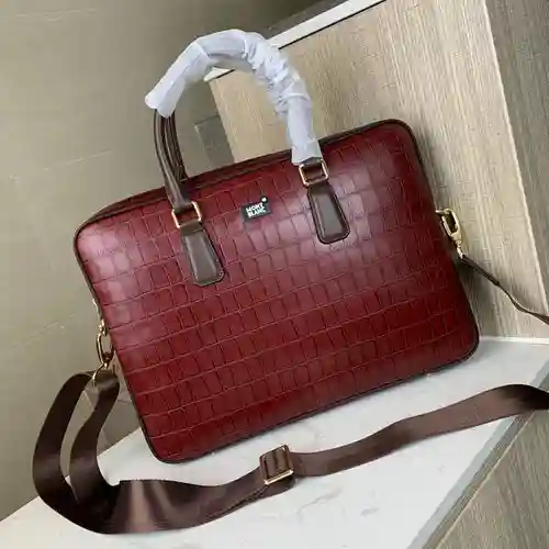 Maletín para caballero, fabricado en cuero original importado de primera calidad, versión réplica de