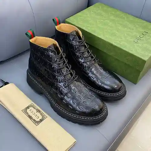 GUCCI [Forro de vaca más terciopelo opcional] Zapatos de hombre Código: 1128C00 Talla: 38-44 (37, 45