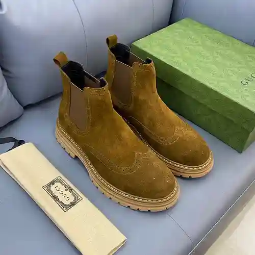 GUCCI [Forro de vaca más terciopelo opcional] Zapatos de hombre Código: 1128C00 Talla: 38-44 (37, 45