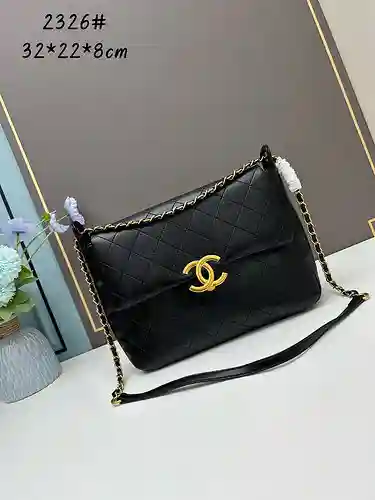 Bolso con tapa CH Xiaoxiangjia hecho de piel de vaca original importada, calidad de alta gama, factu
