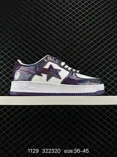 La auténtica marca de moda japonesa Harajuku A Bathing Ape BAPE Sk8 Sta Low SK8 serie deportiva info