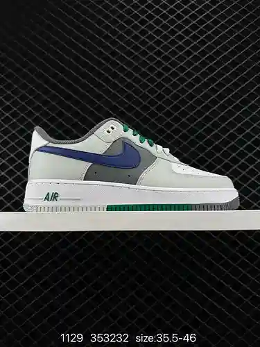 6 Nike Air Force Low Air Force 1 zapatillas deportivas informales, versátiles y de caña baja. La com