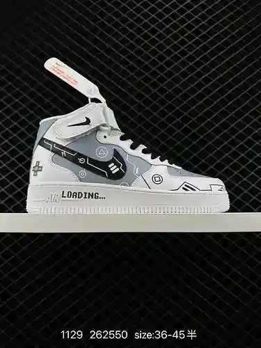2 Air Force MID gaming chinos luminosos fabricados con horma original y cartón original para crear u
