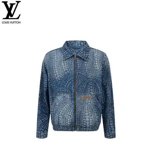 Chaqueta vaquera con lunares conjunta LV Louis Vuitton x Yayoi Kusama