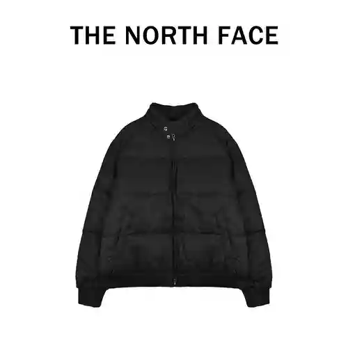 Chaqueta de plumas con cuello alto y etiqueta morada 23Fw de TNF/North Face