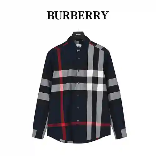 BBR/Burberry camisa clásica de cuadros grandes